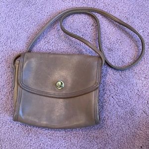 Light Brown Vintage Coach crossbody